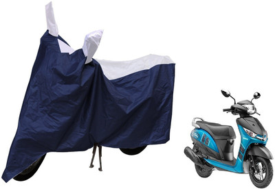 MOCKHE Waterproof Two Wheeler Cover for Yamaha(Alpha, Silver)