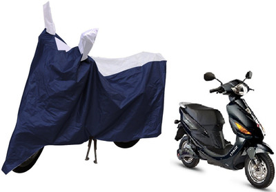 MOCKHE Waterproof Two Wheeler Cover for Hero(Electric Cruz, Silver)