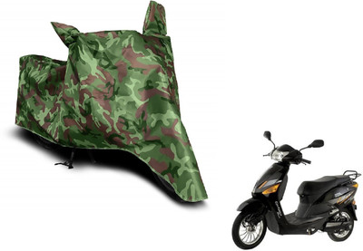 MOCKHE Waterproof Two Wheeler Cover for Hero(Electric Zippy, Green)
