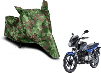 MOCKHE Waterproof Two Wheeler Cover for Bajaj(Pulsar 150 DTS-i, Green)