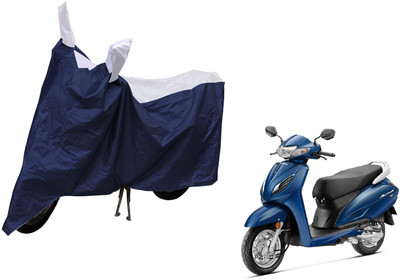 MOCKHE Waterproof Two Wheeler Cover for Honda(Activa 6G, Silver)