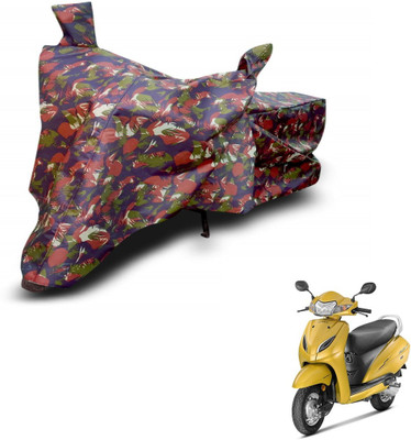 MOCKHE Waterproof Two Wheeler Cover for Honda(Activa 5G, Brown)
