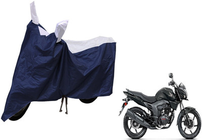 MOCKHE Waterproof Two Wheeler Cover for Honda(CB Trigger, Silver)