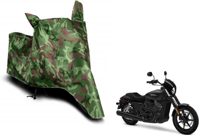 MOCKHE Waterproof Two Wheeler Cover for Harley Davidson(Street 750, Green)