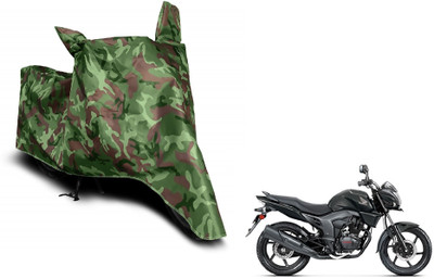 MOCKHE Waterproof Two Wheeler Cover for Honda(CB Trigger, Green)