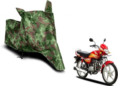 MOCKHE Waterproof Two Wheeler Cover for Hero(HF Deluxe, Green)