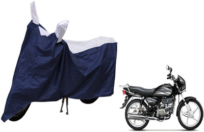 MOCKHE Waterproof Two Wheeler Cover for Hero(Splendor Plus, Silver)