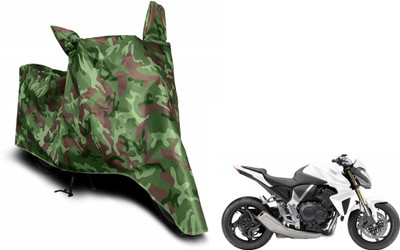 MOCKHE Waterproof Two Wheeler Cover for Honda(CB Shine SP, Green)