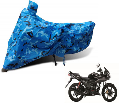 MOCKHE Waterproof Two Wheeler Cover for Honda(CBF Stunner, Blue)