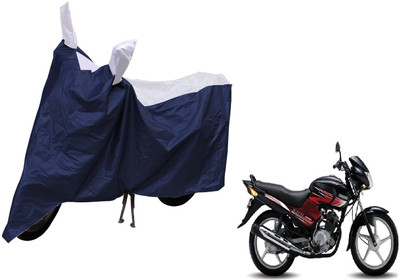 MOCKHE Waterproof Two Wheeler Cover for Yamaha(YBR 125, Silver)