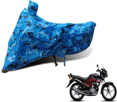 MOCKHE Waterproof Two Wheeler Cover for Yamaha(YBR 125, Blue)