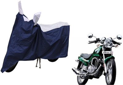 MOCKHE Waterproof Two Wheeler Cover for TVS(Fiero F2, Silver)