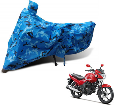 MOCKHE Waterproof Two Wheeler Cover for Hero(Achiever, Blue)