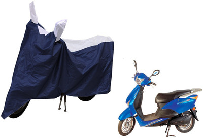 MOCKHE Waterproof Two Wheeler Cover for Hero(E Scoot, Silver)