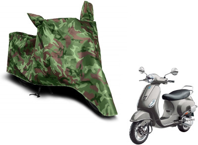 MOCKHE Waterproof Two Wheeler Cover for Vespa(Vespa VXL 125, Green)