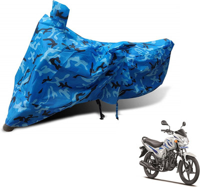MOCKHE Waterproof Two Wheeler Cover for Suzuki(Hayate, Blue)