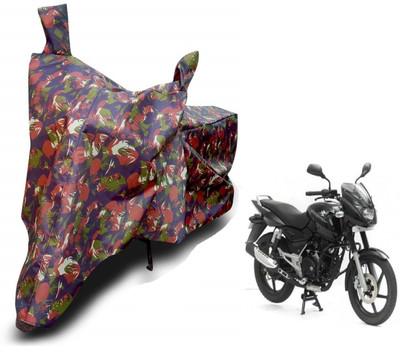 MOCKHE Waterproof Two Wheeler Cover for Bajaj(Pulsar 180 DTS-i, Brown)