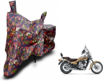MOCKHE Waterproof Two Wheeler Cover for Bajaj(Avenger 220 Cruise, Brown)