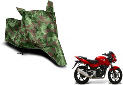 MOCKHE Waterproof Two Wheeler Cover for Bajaj(Pulsar 200 NS DTS-i, Green)