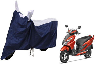 MOCKHE Waterproof Two Wheeler Cover for Honda(Grazia, Silver)