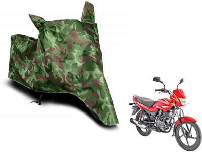 MOCKHE Waterproof Two Wheeler Cover for Bajaj(Platina 100 DTS-i, Green)