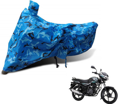 MOCKHE Waterproof Two Wheeler Cover for Bajaj(Discover 100 DTS-i, Blue)