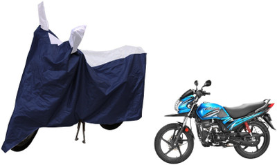 MOCKHE Waterproof Two Wheeler Cover for Hero(Passion Pro TR, Silver)