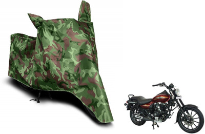 MOCKHE Waterproof Two Wheeler Cover for Bajaj(Avenger 150 Street, Green)