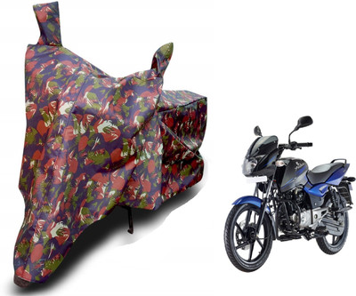 MOCKHE Waterproof Two Wheeler Cover for Bajaj(Pulsar 150 DTS-i, Brown)