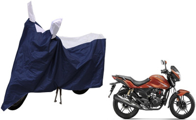 MOCKHE Waterproof Two Wheeler Cover for Hero(CBZ Extreme, Silver)