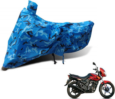MOCKHE Waterproof Two Wheeler Cover for TVS(Flame DS 125, Blue)
