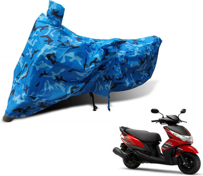 MOCKHE Waterproof Two Wheeler Cover for Yamaha(Ray Z, Blue)