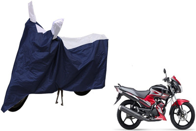 MOCKHE Waterproof Two Wheeler Cover for Yamaha(SS 125, Silver)