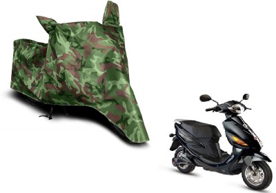 MOCKHE Waterproof Two Wheeler Cover for Hero(Electric Cruz, Green)