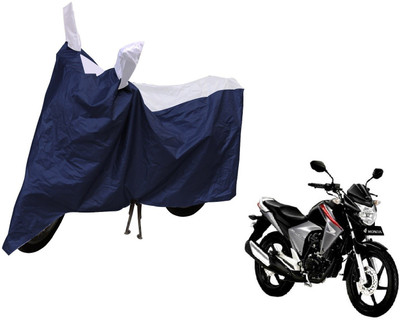 MOCKHE Waterproof Two Wheeler Cover for Honda(CB Unicorn, Silver)