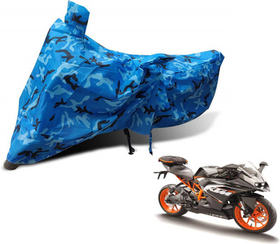 MOCKHE Waterproof Two Wheeler Cover for KTM(RC 200, Blue)
