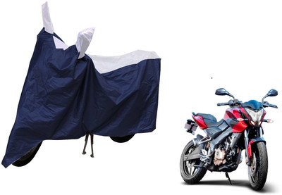MOCKHE Waterproof Two Wheeler Cover for Bajaj(Pulsar 200 NS DTS-i, Silver)