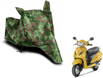 MOCKHE Waterproof Two Wheeler Cover for Honda(Activa 5G, Green)
