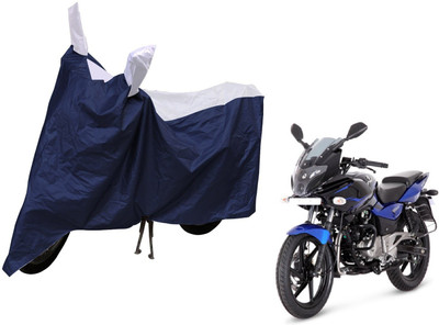 MOCKHE Waterproof Two Wheeler Cover for Bajaj(Pulsar 220F, Silver)