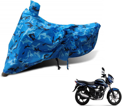 MOCKHE Waterproof Two Wheeler Cover for Bajaj(Discover 135, Blue)