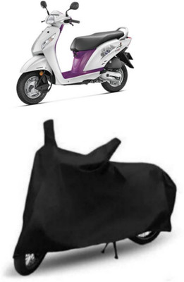 JYENTERPRISES Two Wheeler Cover for Honda(Activa i, Black)