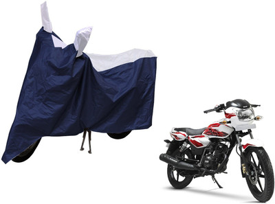 MOCKHE Waterproof Two Wheeler Cover for TVS(Phoenix 125, Silver)