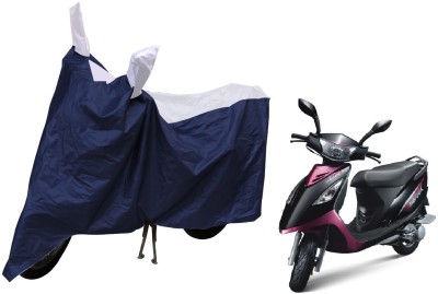 MOCKHE Waterproof Two Wheeler Cover for TVS(Scooty Streak, Silver)