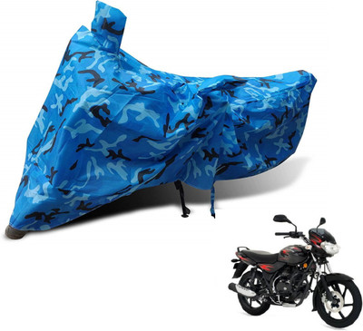 MOCKHE Waterproof Two Wheeler Cover for Bajaj(Discover, Blue)