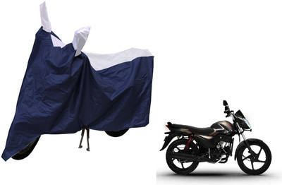MOCKHE Waterproof Two Wheeler Cover for Mahindra(Pantero, Silver)