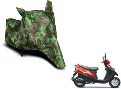 MOCKHE Waterproof Two Wheeler Cover for Mahindra(Flyte, Green)