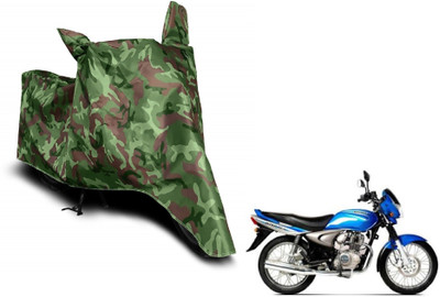 MOCKHE Waterproof Two Wheeler Cover for Bajaj(Wind 125, Green)