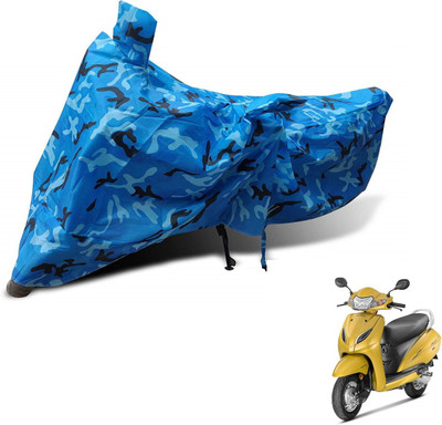 MOCKHE Waterproof Two Wheeler Cover for Honda(Activa 5G, Blue)