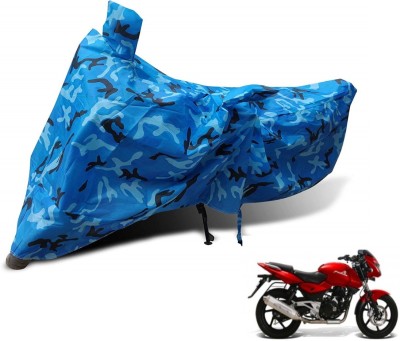 MOCKHE Waterproof Two Wheeler Cover for Bajaj(Pulsar 200 NS DTS-i, Blue)