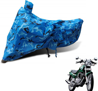 MOCKHE Waterproof Two Wheeler Cover for TVS(Fiero F2, Blue)